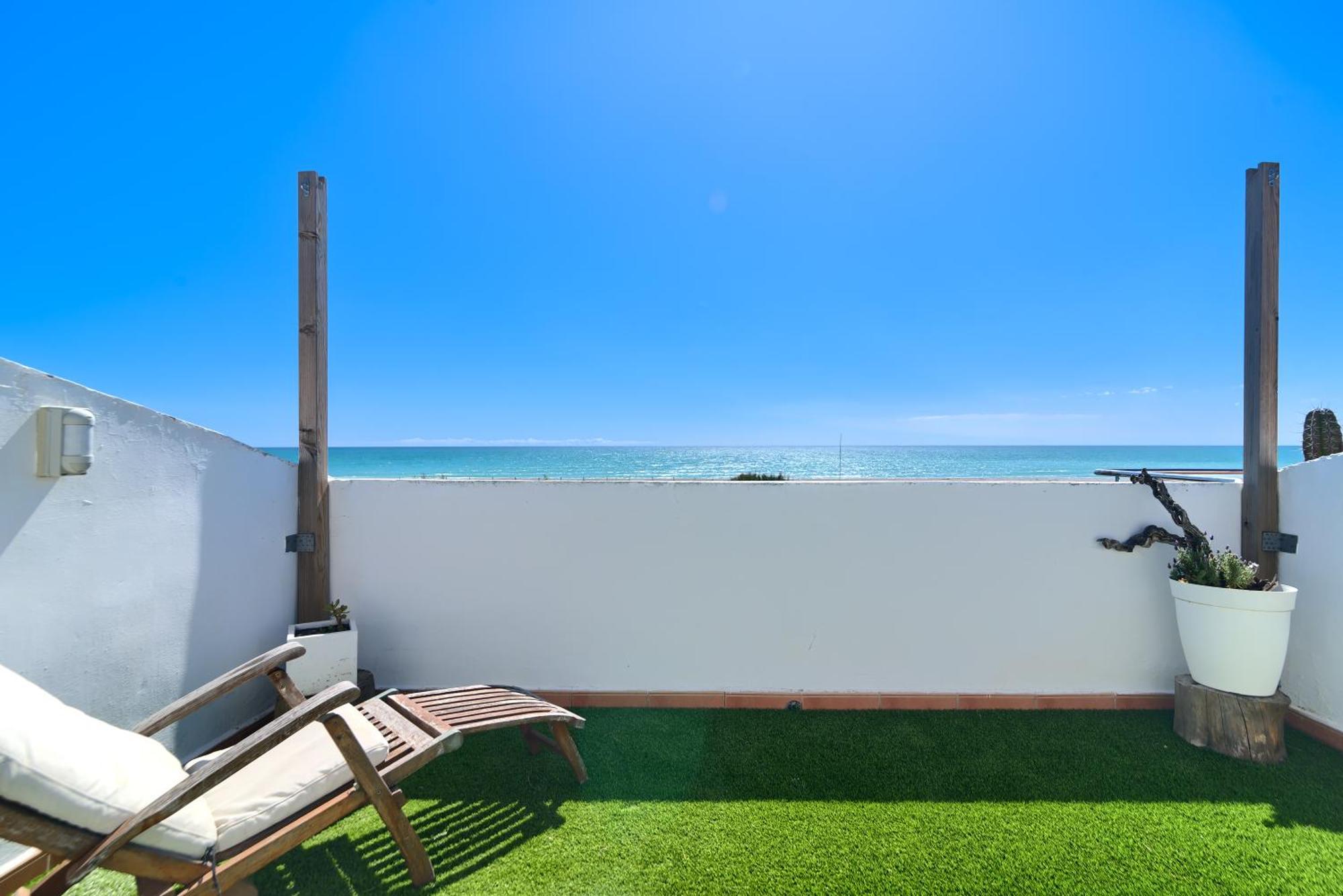 Casa Frente Al Mar Con Piscina Privada Apartman Sagunto Kültér fotó